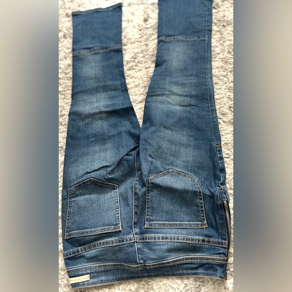 ‼️RARE‼️🎸Pilcro+The Letterpress🎸🔥NWT🔥Utility High-Rise Cropped Bootcut Pants—26 - Picture 8 of 16